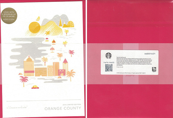 2016 HOLIDAY SPECIAL EDITION - ORANGE COUNTY - GREETING CARD SET