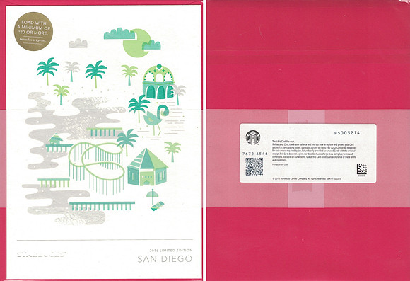 2016 HOLIDAY SPECIAL EDITION - SAN DIEGO - GREETING CARD SET