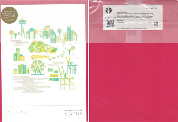 2016 HOLIDAY SPECIAL EDITION - SEATTLE - GREETING CARD SET