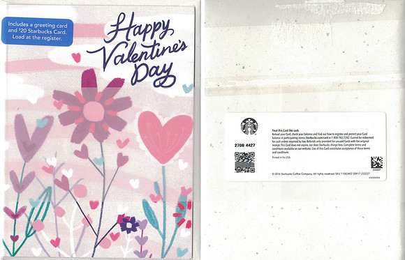 2016 VALENTINE'S DAY 2017 - GREETING CARD SET