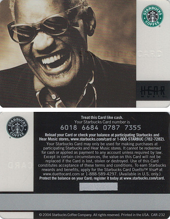 2004 6018 RAY CHARLES
