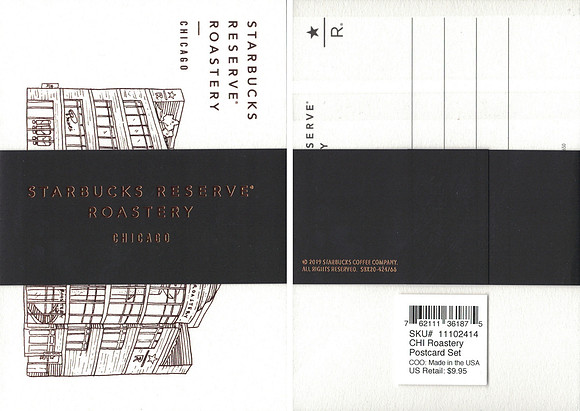 2019 CHICAGO RESERVE ROASTERY - POSTCARD SET