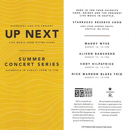 2019 STG SUMMER CONCERT SERIES