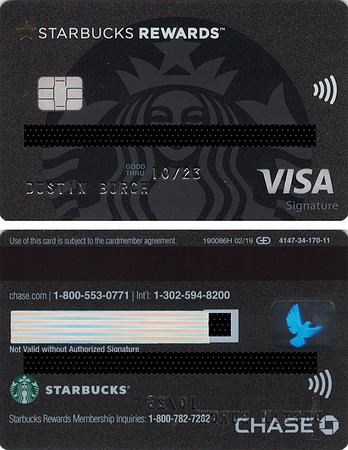 REWARDS VISA - DUSTIN BURCH 10/23