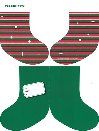 2021 PAPER STOCKINGS - STRIPES - SLEEVE