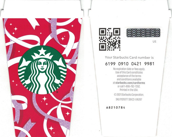 2021 6199 RED CUP 2021 MINI - RIBBONS