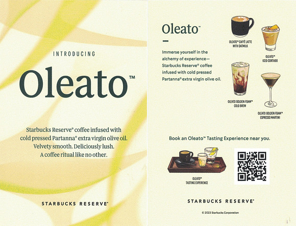 2023 OLEATO TASTING EXPERIENCE