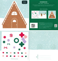 2021 GINGERBREAD HOUSE - SLEEVE WITH STICKERS